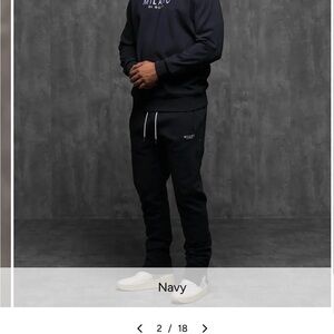 Milano Di Rouge Dark Blue Joggers